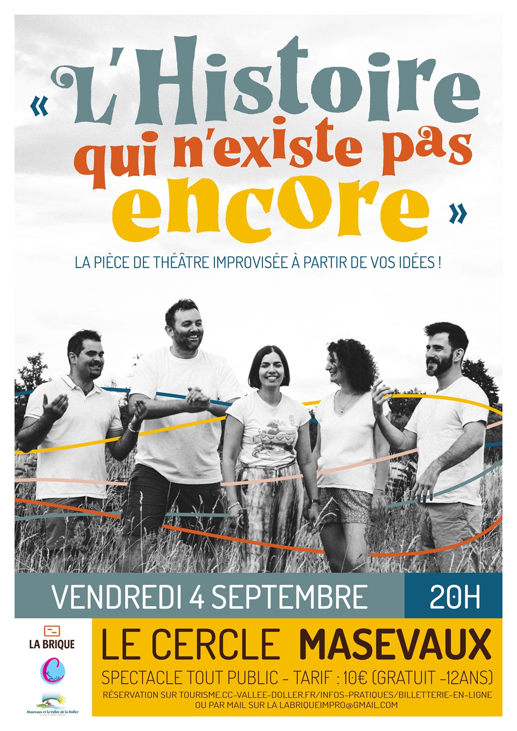 Spectacle L'Histoire qui n'existe pas encore